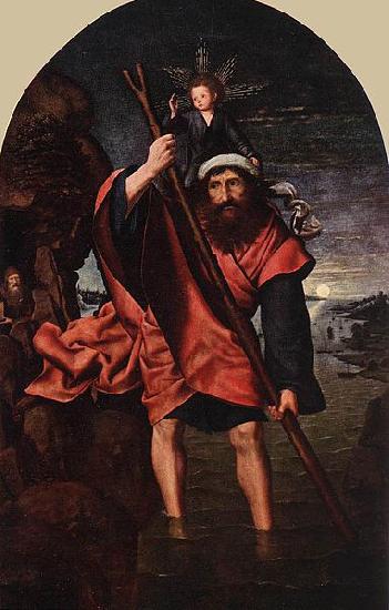 Quentin Matsys St Christopher Sweden oil painting art